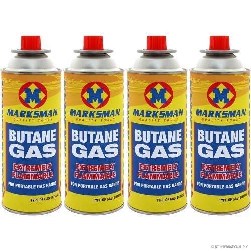 Butane gas bottles - 4,