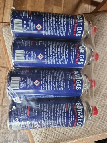 Butane gas bottles canister - 4x,