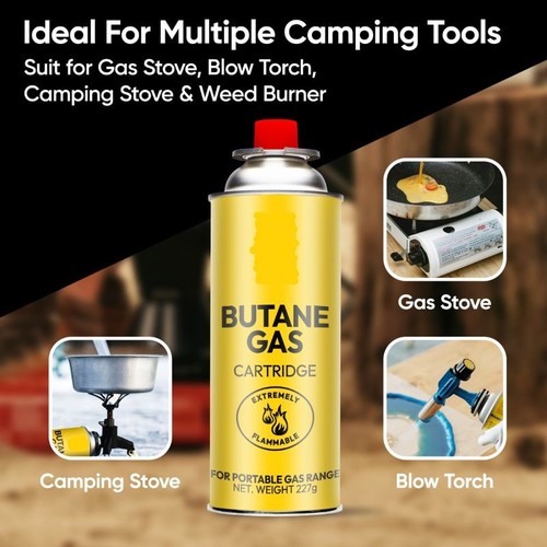 Butane gas canisters - butane,