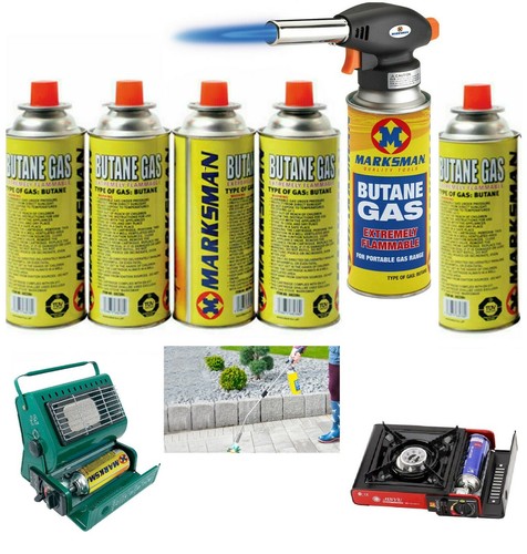 Butane gas bottles - gas,