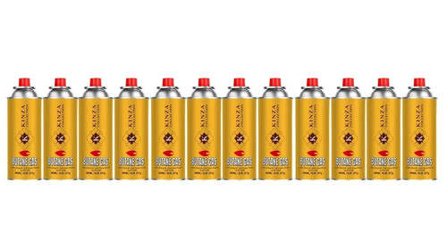 Butane gas canisters for - 12,
