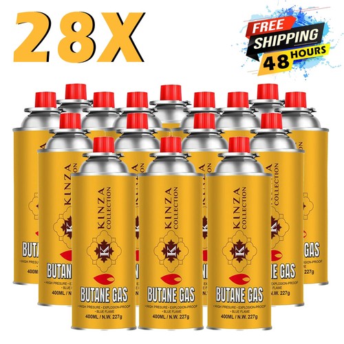 28x butane gas cans canister - 28x,